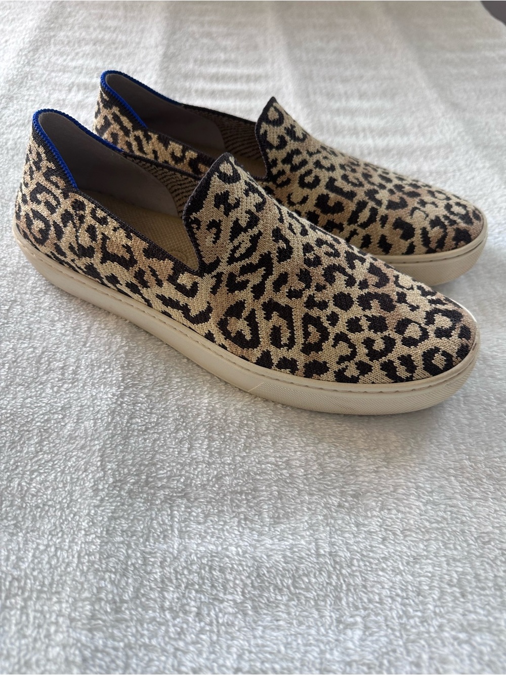 Leopard Print Camo Cat Rothy's Slip-On Original Sneakers